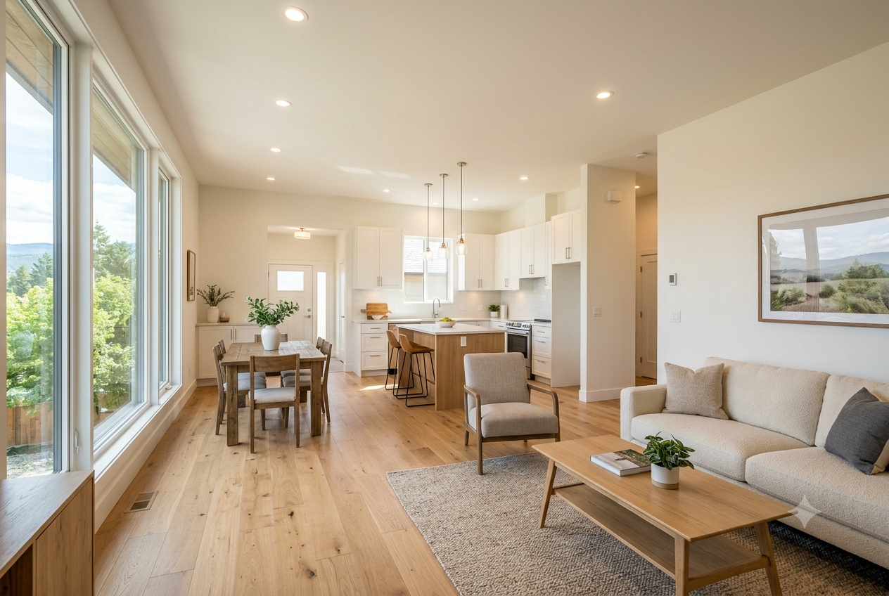 Vista previa del prompt: Render inmobiliario de piso reformado para anuncio