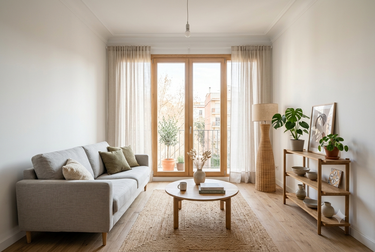Vista previa del prompt: Render de interiorismo nórdico para reforma