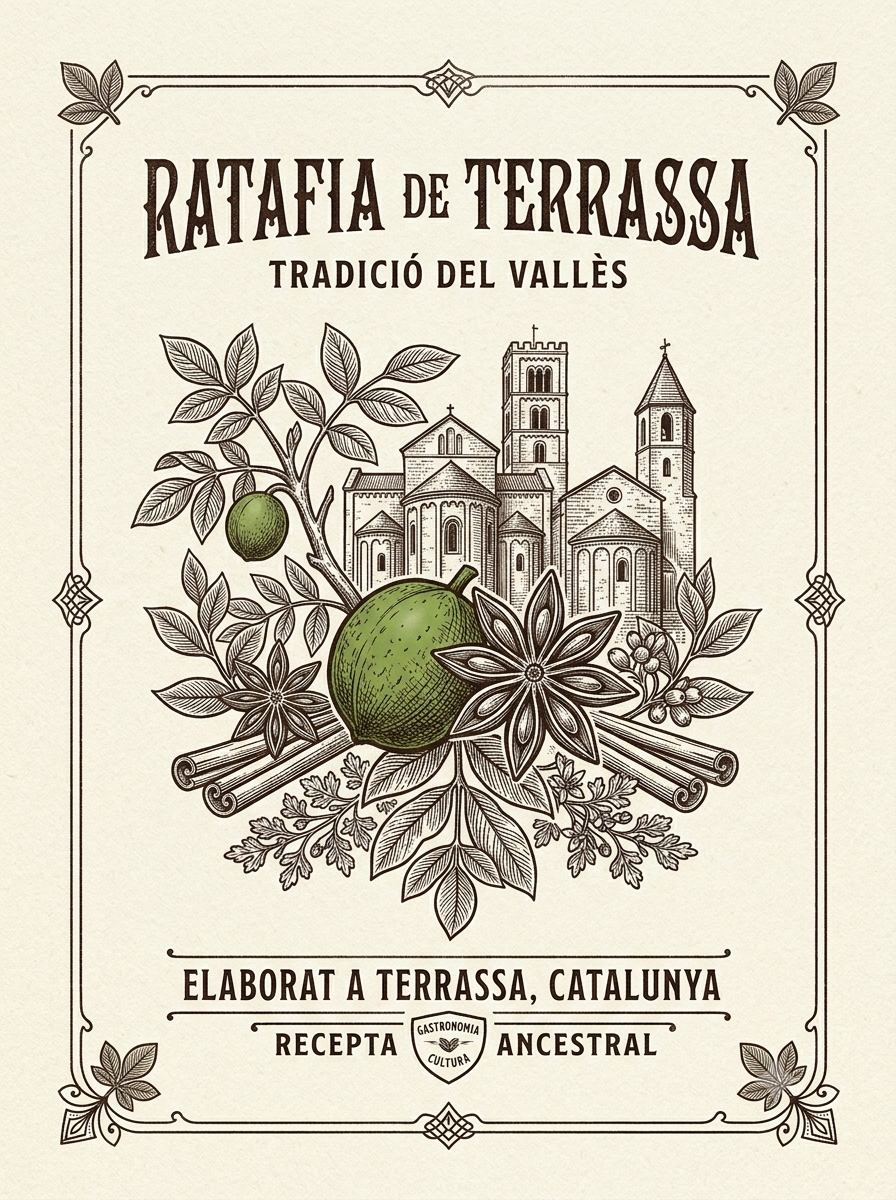 Vista previa del prompt: Etiqueta de packaging artesanal para producto gourmet