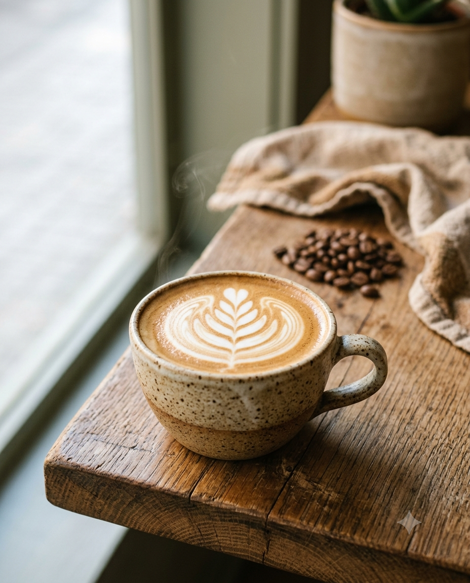 Vista previa del prompt: Fotografía de café de especialidad
